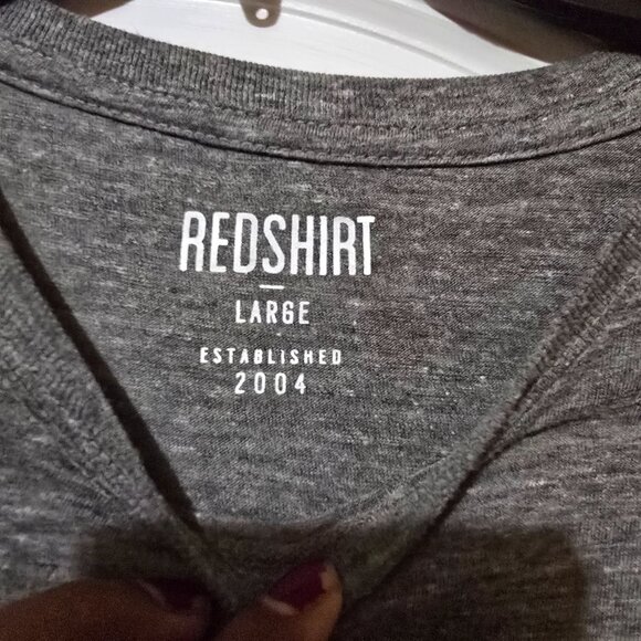 Women's Basic Grey Short Sleeve Tee w Stony Brook Logo Size Large - Picture 3 of 6